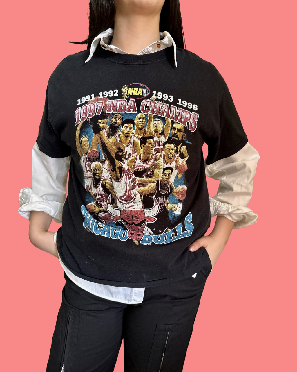 Chicago Bulls Championship Tee Size L