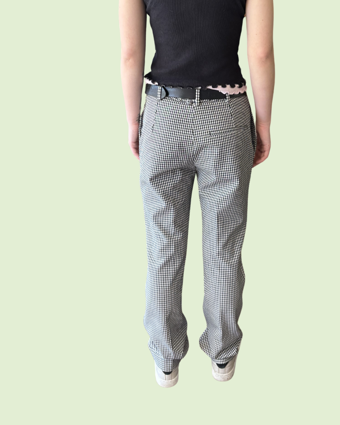 Mango Houndstooth Trouser Pant 4