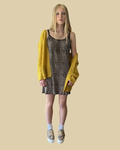 American Apparel Mohair Blend Mustard Cardigan OS