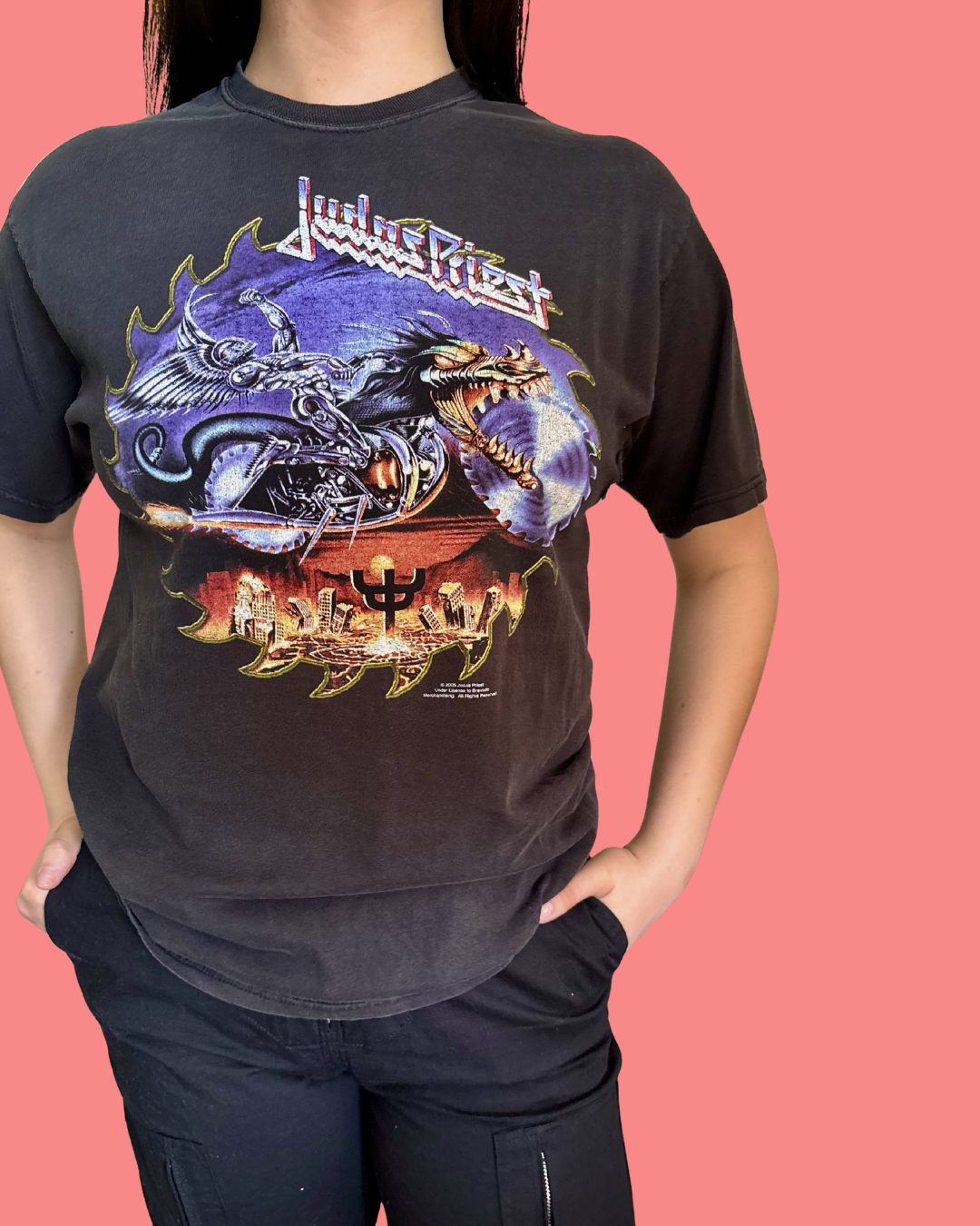 Judas Priest Band Tee 2005 Vintage L