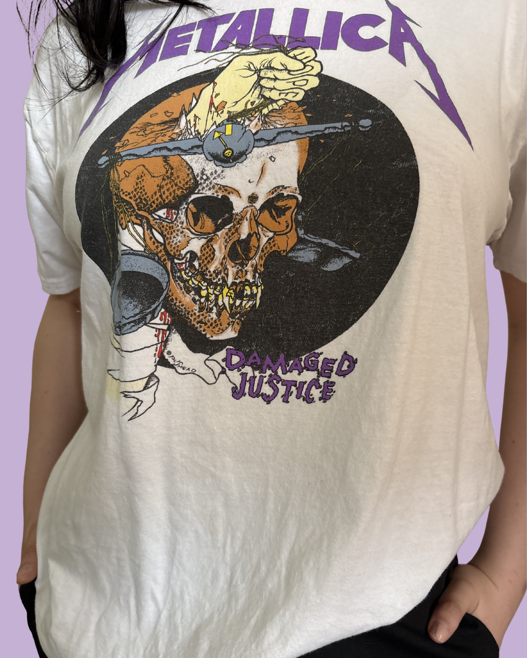 Metallica Damaged Justice Official Tee XL