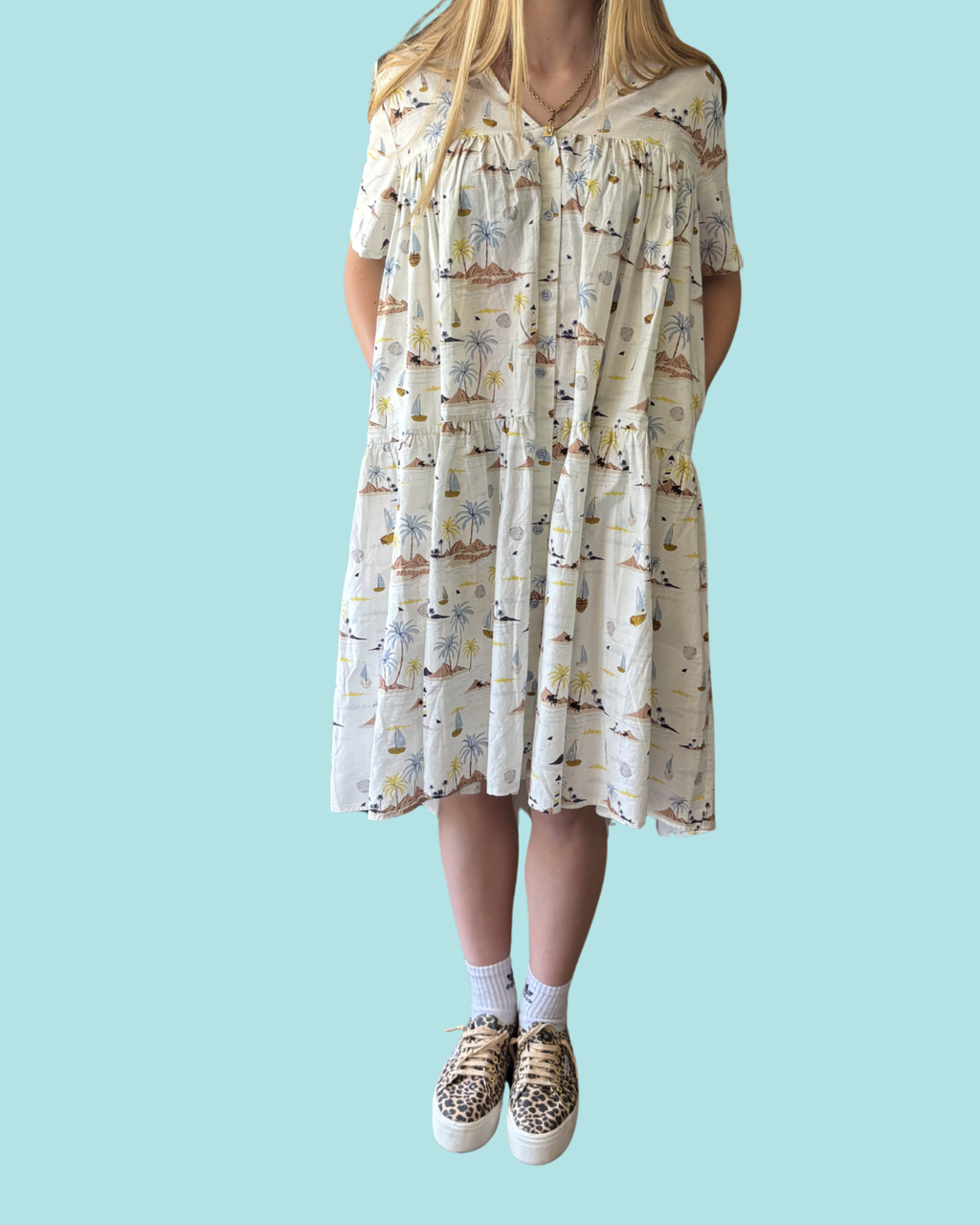 RedSky Beach Ruffle Easy Dress XS/S (OS)