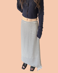 TIBI Silk Stripe Skirt 4