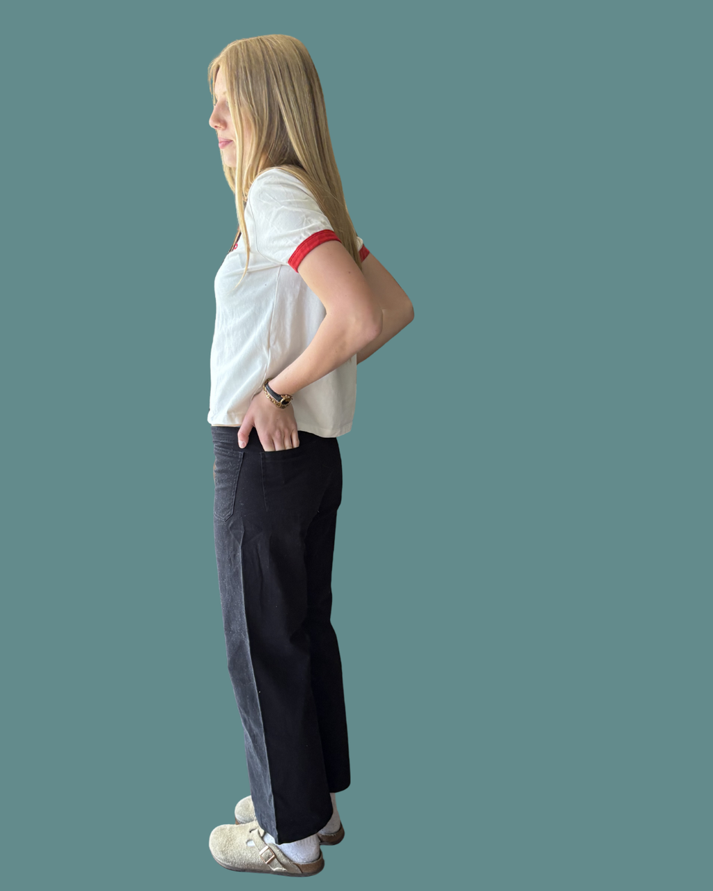 Urban Life Lace Front Y2K Black Jeans 5