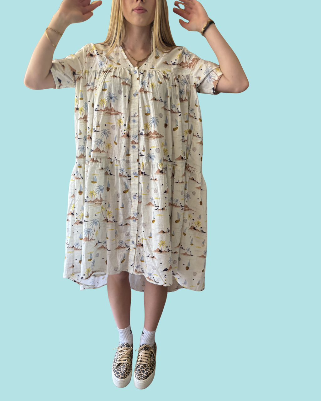 RedSky Beach Ruffle Easy Dress XS/S (OS)