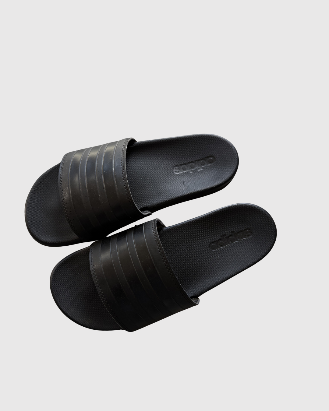 Adidas Black x Black Slide 9
