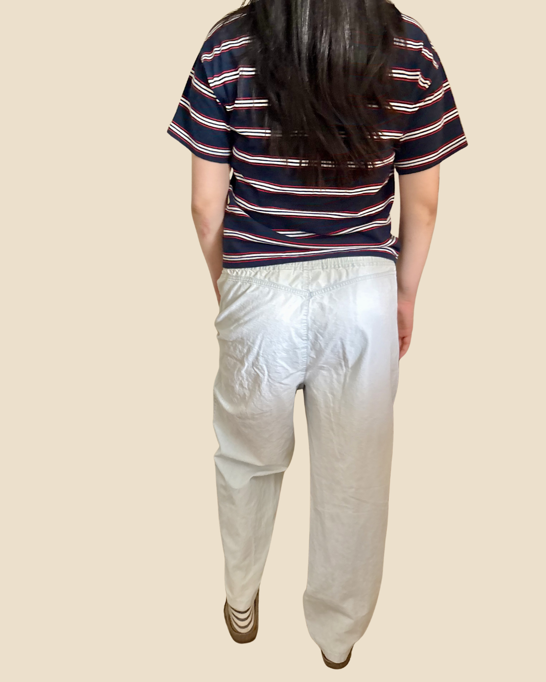 Liz Claiborne Bleach Wash Vintage Drawstring Trouser XL