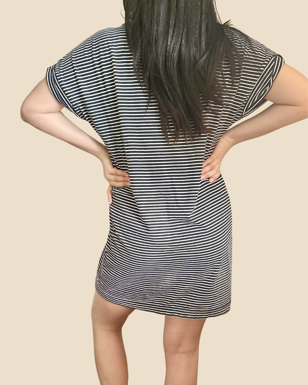 Gap Stripe Oversize T-Shirt Dress L