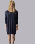 ACNE Navy Sheer Tunic/Dress Size L