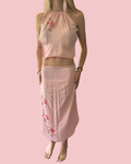 Vintage Two Piece Beach Set One Size