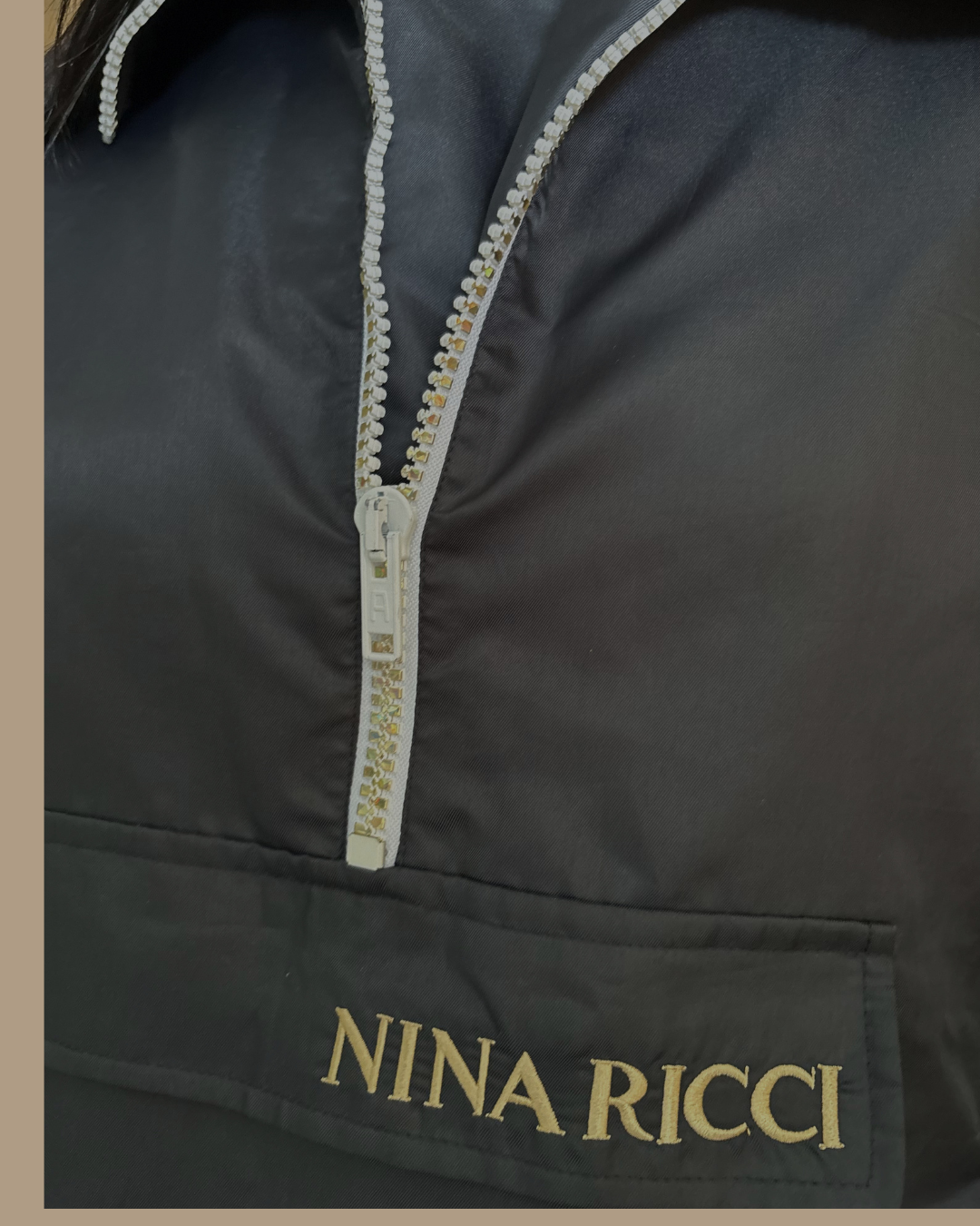 Nina Ricci Vintage 3/4 Zip Windbreaker