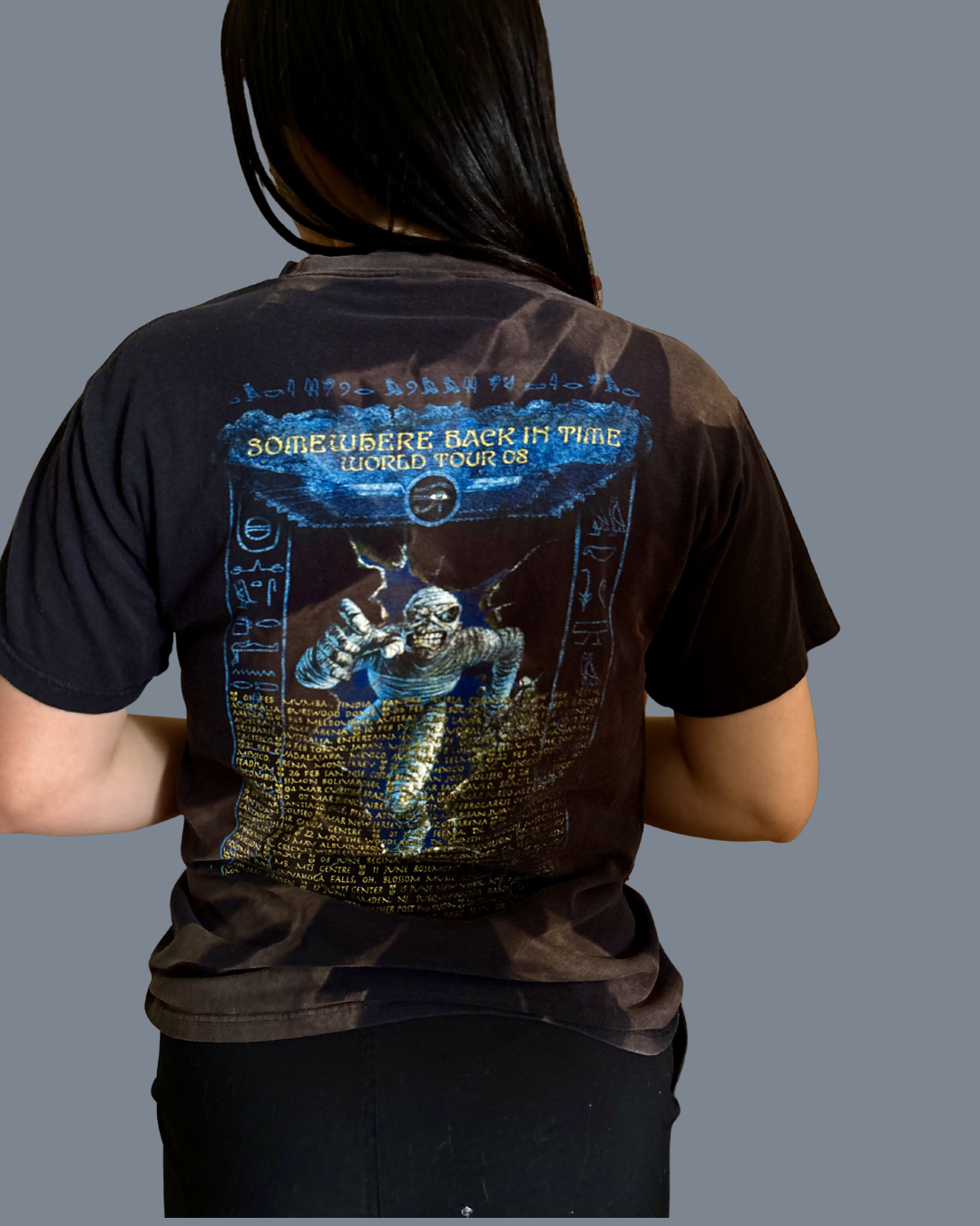 Iron Maiden Live After Death Vintage Tennessee River Tee M