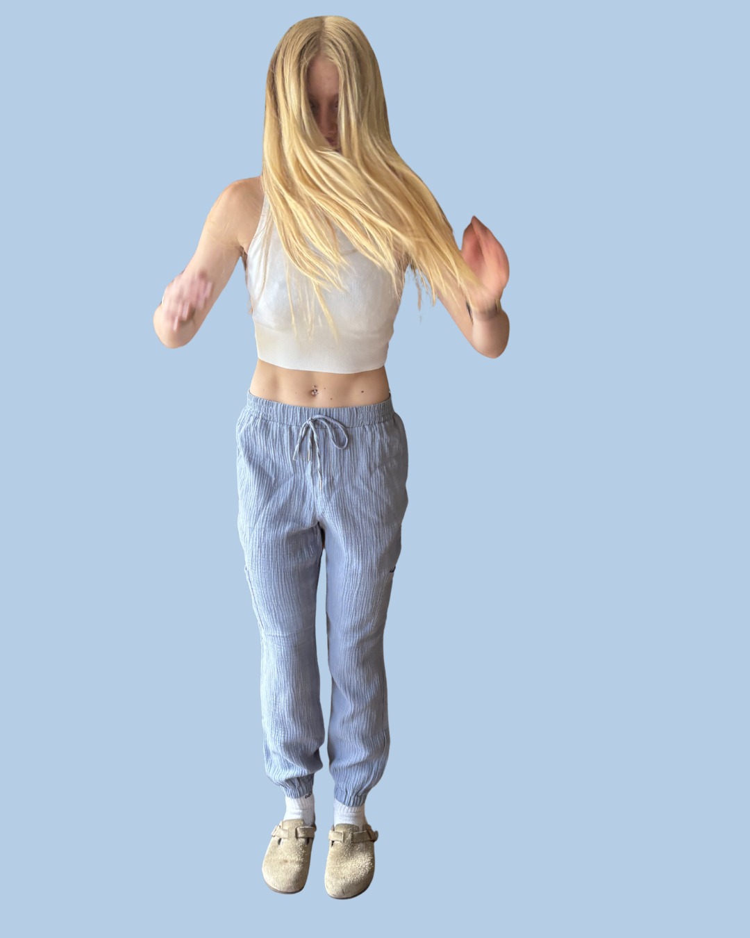 Retrology Crinkle Cotton Pant M