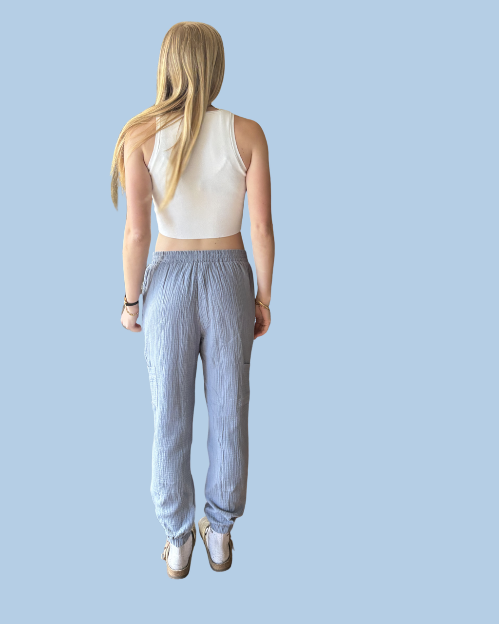 Retrology Crinkle Cotton Pant M