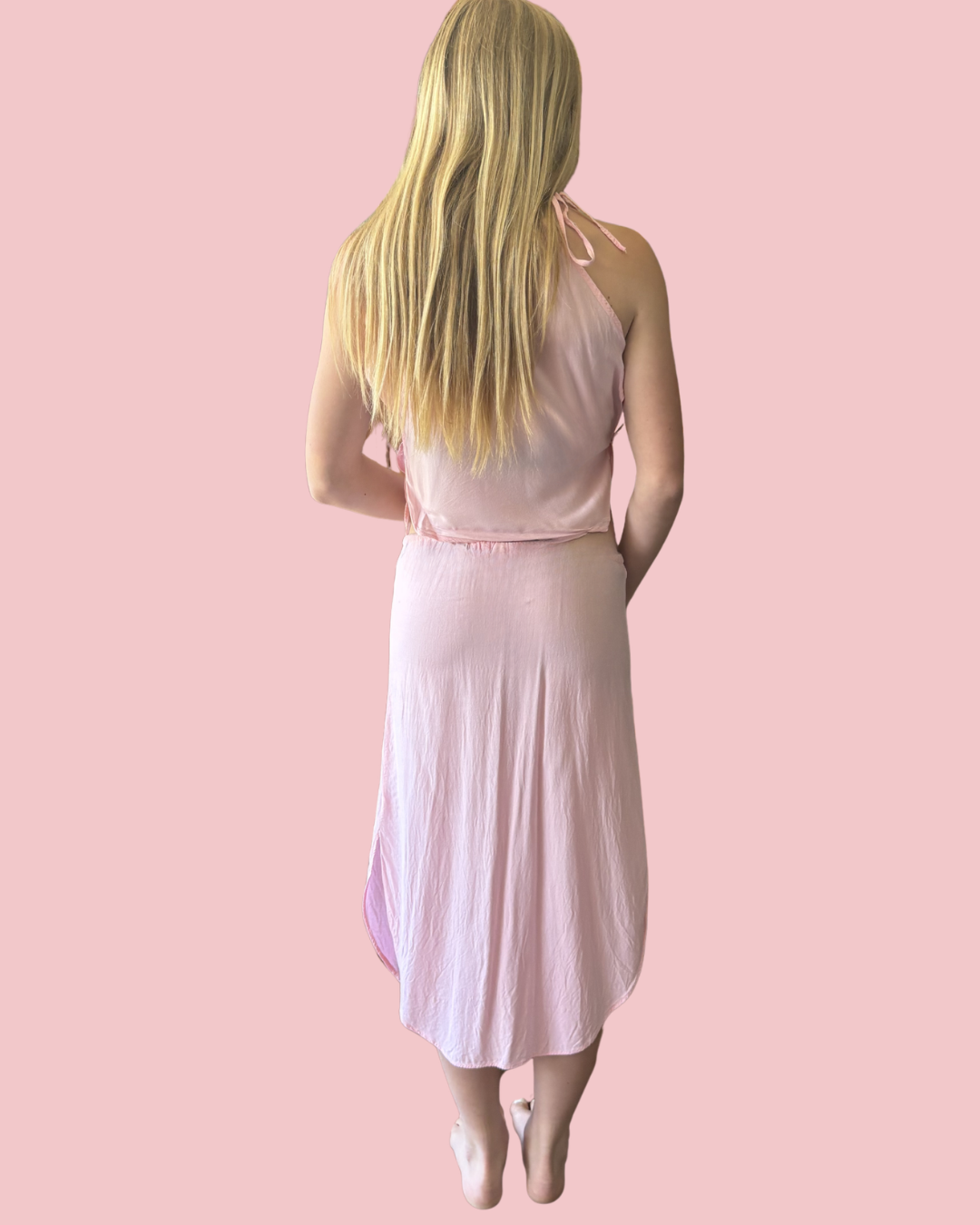 Vintage Two Piece Beach Set One Size